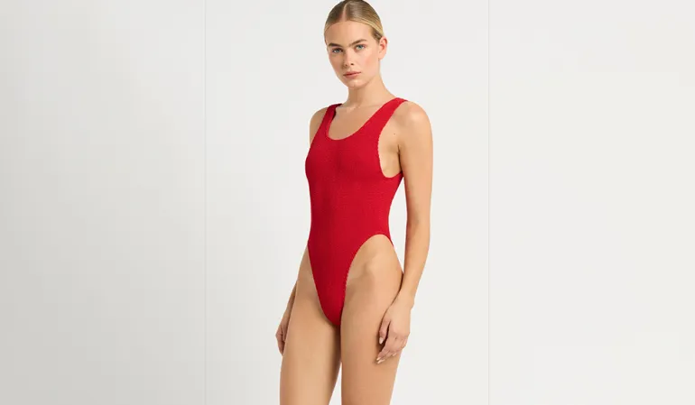 Maxam One Piece - Baywatch Red